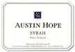 Austin Hope Syrah Hope Family Vineyard